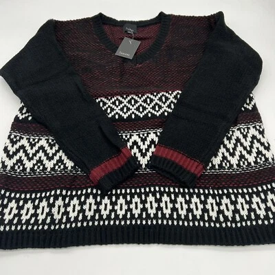 Anthropologie Lumiere Women's Knitted Long Sleeve Pullover Sweater Size L NWT - Image 1 of 4