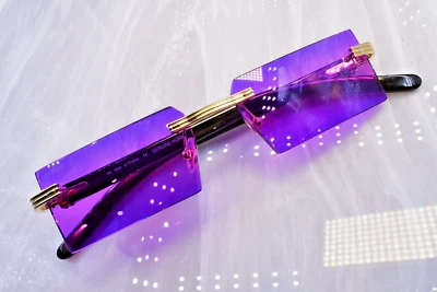 Cartier sin montura buffs negro dorado cuerno de búfalo grande decoración C edición Funky Foto 1 de 4