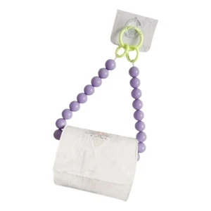 Innovative Tissue Storage Solution Colorful Hanging Beaded Toilet Paper Holder - Picture 1 of 14