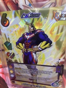 All Might Promo Rare✨HoLo DLC01 P 1/12 UniVersus My Hero Academia✨ - Picture 1 of 7