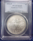 2004-P Lewis & Clark $1 Pcgs Ms69 Modern Commemorative Silver Dollar