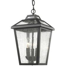 Z-Lite 539Chm Black Bayland 3-Light 9"W Taper Can
00004000
dle Outdoor Mini Pendant
