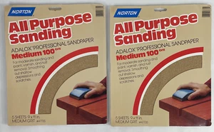Lotto di 2: Norton Fogli abrasivi multiuso Medium 100 grana 9X11 in #47735 - Foto 1 di 10