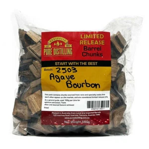 Pure Distilling Barrel Chunk Agave Bourbon 500g Limited Release Home Brew - Picture 1 of 3