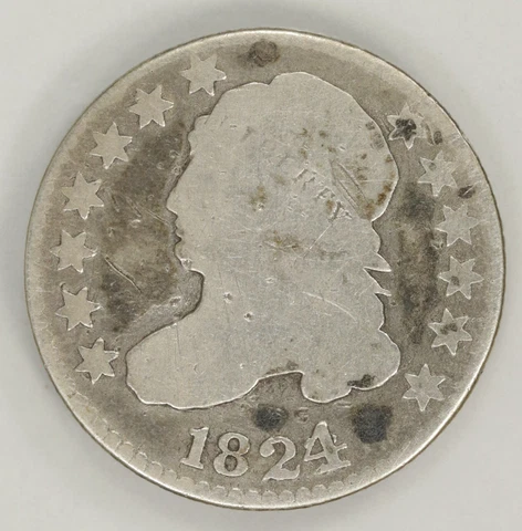 1824/2 Capped Bust Dime. Good. RAW4948/EN Cover