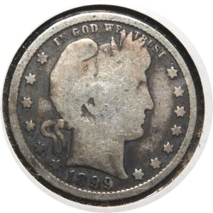 elf barber quarter dollar 1899 N24h - Bild 1 von 2