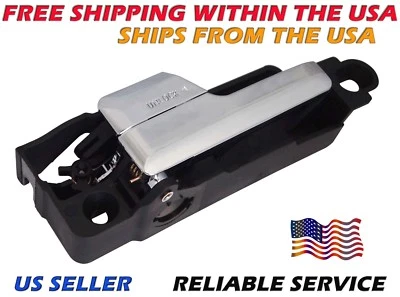 Manija de puerta interior cromada trasera izquierda QSC Ford Fusion 06-12 Lincoln MKZ Milan  Foto 1 de 4