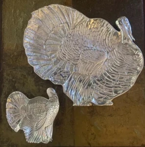 2 Mariposa Thanksgiving Wild Turkey Platter Trays Incredibly Rare - Picture 1 of 6