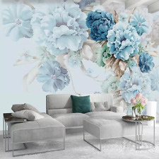 Wallpaper Nordic Hand-painted Peony Floral Mural Room Background Wall Painting