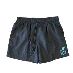 NEW KANGOL Swimming suit SWIM SHORT LOGO Male Black XL - KAS23-SWM01-99-XL - Picture 1 of 2