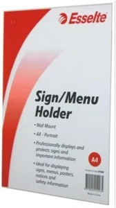 Esselte 47580 Wall Mount Menu Sign Holder A4 Portrait - Bild 1 von 1