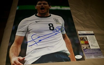 Frank Lampard firmado 11x14 #2 Chelsea/Inglaterra estrella certificado JSA  Foto 1 de 2