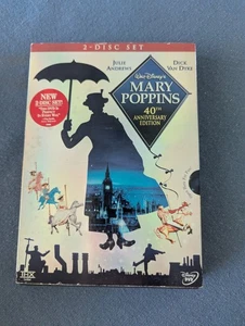 Mary Poppins (DVD, 2004, 2-Disc Set) 40th Anniversary Set - Picture 1 of 8
