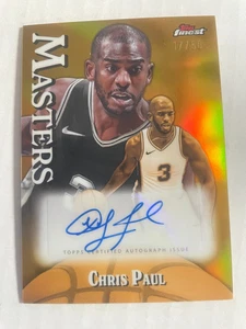 2024-25 Los mejores autógrafos de Chris Paul Masters refractores de oro #17/50 Spurs ¡¡Lo último!!! - Imagen 1 de 2