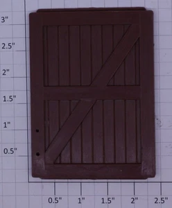 New Bright NB-5 Brown Boxcar Door w/o Grab Handle - Picture 1 of 1