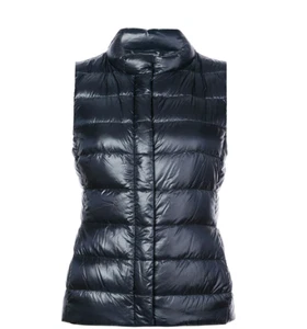 HERNO Iconico Giulia Ultralight Down Puffer Vest 36 IT-- 0 US NEW $455 PI0661DIC - Picture 1 of 6