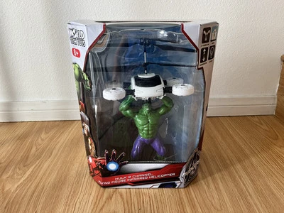 Avengers Hulk helicopter 2 Channel Flying Figure Infrared Helicopter 12” MARVEL - Image 1 of 2