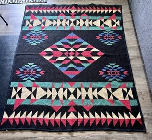 Manta BIEDERLACK Azteca Suroeste 71x56 Alemania Occidental De Colección - Imagen 1 de 4