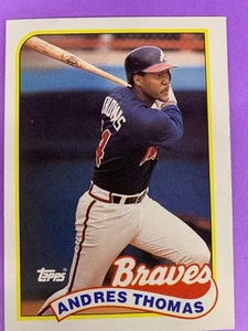 1989 Topps - Andres Thomas #523 - Picture 1 of 2
