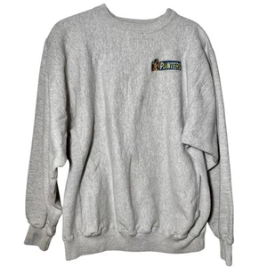 Vintage 90s PLANTERS Mr Peanut Kellsport Gray Crewneck Sweatshirt Men’s XL - Picture 1 of 6