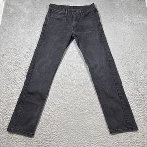 Jeans Levis uomo 32x34 nero 502 vestibilità regolare gamba affusolata lavaggio scuro - Foto 1 di 11