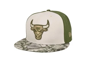 New Era Chicago Bulls Snapback Hat Match Jordan 3 Olive Family Affair - Bild 1 von 4