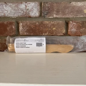 Pinzas para servir de bambú entrelazadas para chef mimado #2479 11 pulgadas nuevas - Imagen 1 de 4