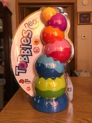 FAT BRAIN TOYS Tobbles Neo Stacking Toy Brand New in Box FA070-1 - Image 1 of 3