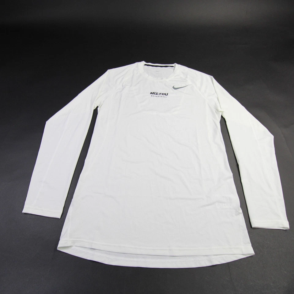 Missouri Tigers Nike Dri-Fit Long Sleeve Shirt Men's White New - Image 1 of 1