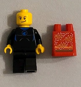 Lego Coast Guard City Surfer Rescue Minifigure 60011 C16-3 