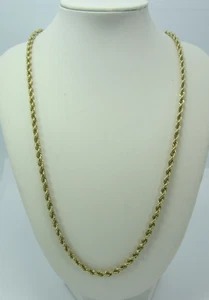 ATEMBERAUBENDE UNISEX 10K GELBGOLD SEIL STIL (9") KETTE HALSKETTE 5,5G - Bild 1 von 7