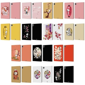 OFFICIAL PEANUTS ORIENTAL SNOOPY LEATHER BOOK WALLET CASE COVER FOR APPLE iPAD - Picture 1 of 20