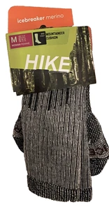 Icebreaker Merino Wool Heavy Duty Mountaineer Mid Calf Cushioned Socks M 7.5 - 9 - Picture 1 of 6