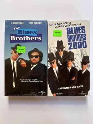 The Blues Brothers 1980 & Blues Brothers 2000 (1998) VHS New Sealed w/ Watermark Foto 1 de 4