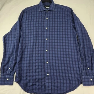 Gutteridge 100% Baumwolle Hemd - Navy - Herren Größe 16 / 41 - Bild 1 von 9