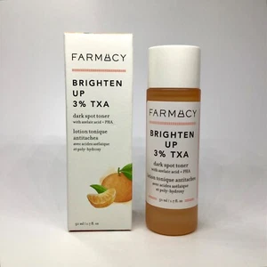 Farmacy BRIGHTEN UP 3% TXA Dark Spot Toner - 1.7 oz / 50 ml - Travel Size - NIB - Picture 1 of 3