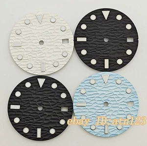 28.5mm Date Window black Sterile Dial luminous fit NH35 NH36 Automatic movement - Picture 1 of 10