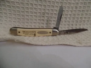 Ranger Ultra-Honed WOODMEN Accident & Life 3 1/2" Jack Knife-AS IS-GOOD-L@@K - Picture 1 of 1