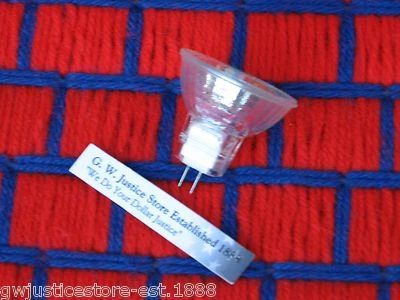 NEW 5w 6v fiber optic MR11 LIGHT BULB 5 watt 6 volt Christmas Tree GX4 BASE open - Image 1 of 4