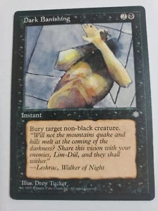 MTG Magic The Gathering Card Dark Banishing Instant Black 1995 Drew Tucker - Picture 1 of 2