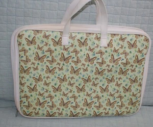 Wildflower Case  Sage Butterfly Protective For 16" Laptop Sleeve Bag Fast Ship - Picture 1 of 6