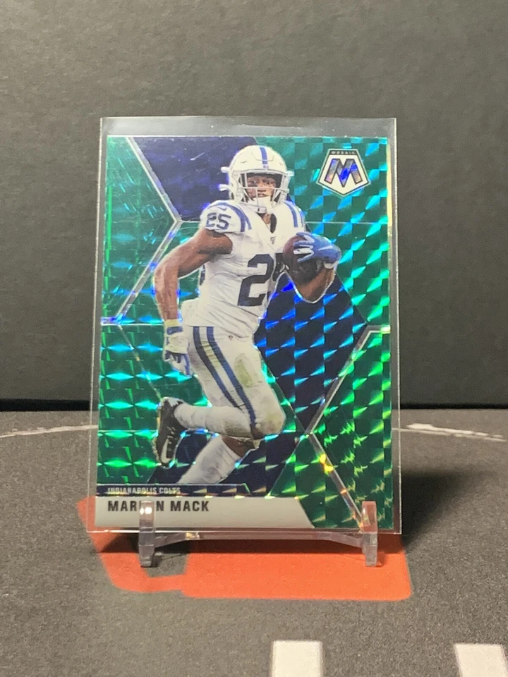 Marlon Mack 2020 Panini Mosaic #92 Green Prizm SP ( Colts ) - Image 1 of 1