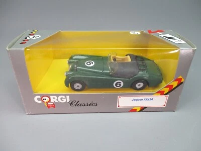 ZA151 CORGI CLASSICS 870 1/43 1:43 Jaguar XK120 #6 vert - Photo 1/4