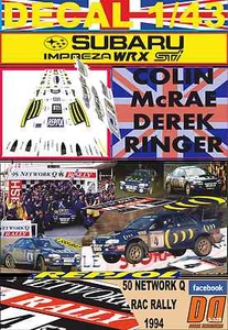 DECAL 1/43 555 C.MCRAE RAC 1994 WINNER (07) - Picture 1 of 1