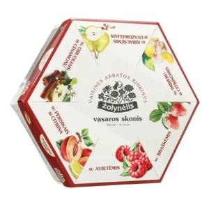 INFUSIONES DE TÉ DE FRUTAS NATURALES 6 sabores variedad caja de regalo (60 porciones) Zolynelis - Imagen 1 de 7