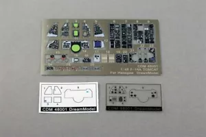 Dream DE-48001 1/48 F-14A Tomcat Cockpit Color Photo Etches for Hasegawa - Bild 1 von 1