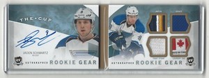 Jaden Schwartz 2012-13 The Cup Booklet RC RPA Auto Rookie Patch - Seattle Kraken