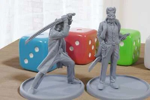 Kazunobu Tadashi - Mini impresas en 3D - Cyberpunk / Ciencia ficción - Miniatura de mesa con - Imagen 1 de 7