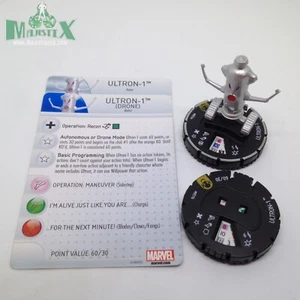 Heroclix Age of Ultron OP set Ultron-1 #051a / #051b ¡Figura súper rara con tarjeta! - Imagen 1 de 1