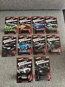 2023 Hot wheels Fast and  Furious Mainline Set🔥 IN HAND🔥